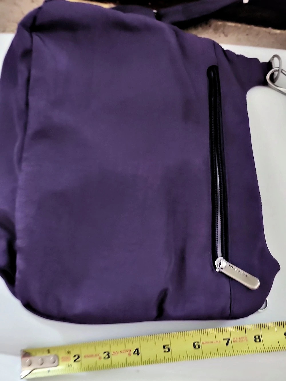 Travelon Anti-Theft Classic Essential Messenger Bag Purple Crossbody